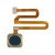Fingerprint Sensor Flex Cable For Oppo A9x Black By - Maxbhi Com