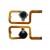 Fingerprint Sensor Flex Cable For Blu Vivo Xi Plus Black By - Maxbhi Com