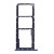 Sim Card Holder Tray For Asus Zenfone Max M2 Zb633kl Blue - Maxbhi Com