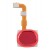 Fingerprint Sensor Flex Cable For Samsung Galaxy A20s Red By - Maxbhi Com