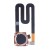 Fingerprint Sensor Flex Cable For Motorola Moto E5 Plus Black By - Maxbhi Com