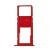 Sim Card Holder Tray For Samsung Galaxy A01 Red - Maxbhi Com