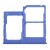 Sim Card Holder Tray For Samsung Galaxy A41 Blue - Maxbhi Com
