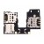 Mmc Sim Connector For Motorola Moto G 3rd Gen By - Maxbhi Com