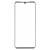 Replacement Front Glass For Lg Velvet 5g Black By - Maxbhi Com