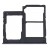 Sim Card Holder Tray For Samsung Galaxy A40 Black - Maxbhi Com