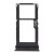 Sim Card Holder Tray For Motorola One 5g Ace Black - Maxbhi Com
