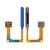 Fingerprint Sensor Flex Cable For Motorola Moto G100 Sky By - Maxbhi Com