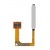 Fingerprint Sensor Flex Cable For Motorola Moto G100 White By - Maxbhi Com