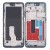 Lcd Frame Middle Chassis For Nokia X10 Black By - Maxbhi Com