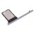Sim Card Holder Tray For Sony Xperia 10 Plus Silver - Maxbhi Com