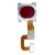 Fingerprint Sensor Flex Cable For Oppo F9 F9 Pro Red By - Maxbhi Com
