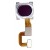 Fingerprint Sensor Flex Cable For Oppo F9 Purple By - Maxbhi Com