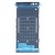 Lcd Frame Middle Chassis For Sony Xperia Xa2 Plus White By - Maxbhi Com