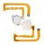 Fingerprint Sensor Flex Cable For Motorola Moto G Fast White By - Maxbhi Com