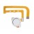 Fingerprint Sensor Flex Cable For Motorola Moto G Fast White By - Maxbhi Com