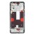 Lcd Frame Middle Chassis For Oppo Reno 4 5g Black By - Maxbhi Com