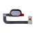 Fingerprint Sensor Flex Cable For Motorola Moto G5s Plus White By - Maxbhi Com