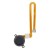 Fingerprint Sensor Flex Cable For Motorola Moto E6 Play White By - Maxbhi Com