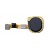 Fingerprint Sensor Flex Cable For Samsung Galaxy M11 Black By - Maxbhi Com