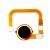 Fingerprint Sensor Flex Cable For Xiaomi Redmi Note 9 Black By - Maxbhi Com