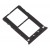 Sim Card Holder Tray For Tecno Mobile Pouvoir 2 Black - Maxbhi Com