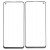 Replacement Front Glass For Oppo A74 Black By - Maxbhi Com