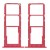 Sim Card Holder Tray For Samsung Galaxy A03 Red - Maxbhi Com