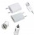 3 in 1 Charging Kit for ZTE Blade Q with USB Wall Charger, Car Charger & USB Data Cable