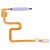 Fingerprint Sensor Flex Cable For Xiaomi Redmi Note 9 5g Violet By - Maxbhi Com