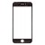 Replacement Front Glass For Apple Iphone 8 Black By - Maxbhi Com