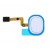 Fingerprint Sensor Flex Cable For Samsung Galaxy A21s White By - Maxbhi Com