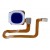 Fingerprint Sensor Flex Cable For Vivo Z1 Pro Blue By - Maxbhi Com