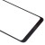 Replacement Front Glass For Meizu V8 Black By - Maxbhi Com