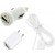 3 in 1 Charging Kit for BenQ-Siemens E61 with USB Wall Charger, Car Charger & USB Data Cable
