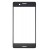 Replacement Front Glass For Sony Xperia X Black By - Maxbhi Com