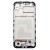 Lcd Frame Middle Chassis For Motorola Moto E6i White By - Maxbhi Com