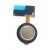 Fingerprint Sensor Flex Cable For Lg Q8 Black By - Maxbhi Com