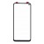 Replacement Front Glass For Infinix Note 7 Black By - Maxbhi Com