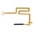 Fingerprint Sensor Flex Cable For Realme C35 Black By - Maxbhi Com