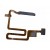 Fingerprint Sensor Flex Cable For Realme C35 Black By - Maxbhi Com