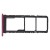Sim Card Holder Tray For Huawei Enjoy 10 Red - Maxbhi Com