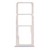 Sim Card Holder Tray For Oppo A35 White - Maxbhi Com