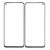 Replacement Front Glass For Oppo A76 Black By - Maxbhi Com