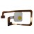 Fingerprint Sensor Flex Cable For Oppo A7 Blue By - Maxbhi Com