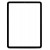 Replacement Front Glass For Apple Ipad Air 2020 Black By - Maxbhi Com