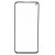 Replacement Front Glass For Realme X7 Pro Black By - Maxbhi Com