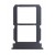 Sim Card Holder Tray For Oneplus 5t Black - Maxbhi Com