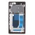 Lcd Frame Middle Chassis For Sony Xperia Z L36h C6603 Black By - Maxbhi Com