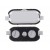 Home Button Outer For Samsung E700m With Dual Sim White By - Maxbhi Com